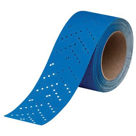 3M 3M 36193 Hookit Blue Sandpaper Sheetroll - 240 Grade Multi-Hole, 2.75"x13yd 7100091072